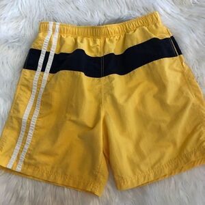 Nautica swim trunks size 36 yellow board shorts